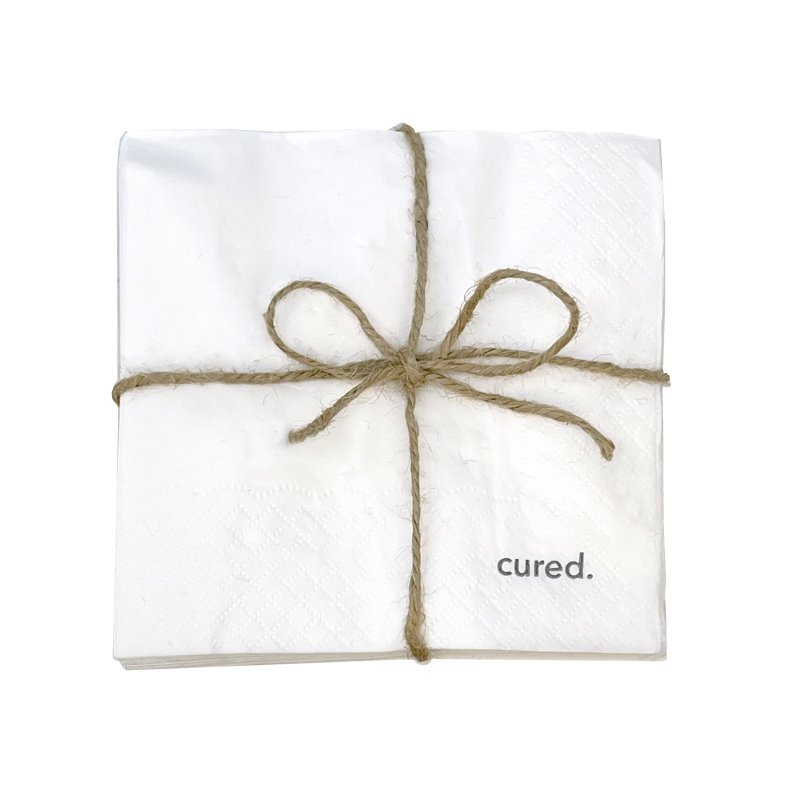 Cocktail Napkins - Cured Catering - catering - toronto