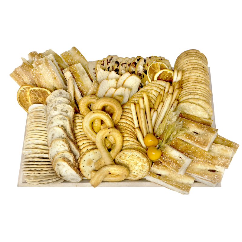 Crackers + Bread Tray - Cured Catering - catering - toronto