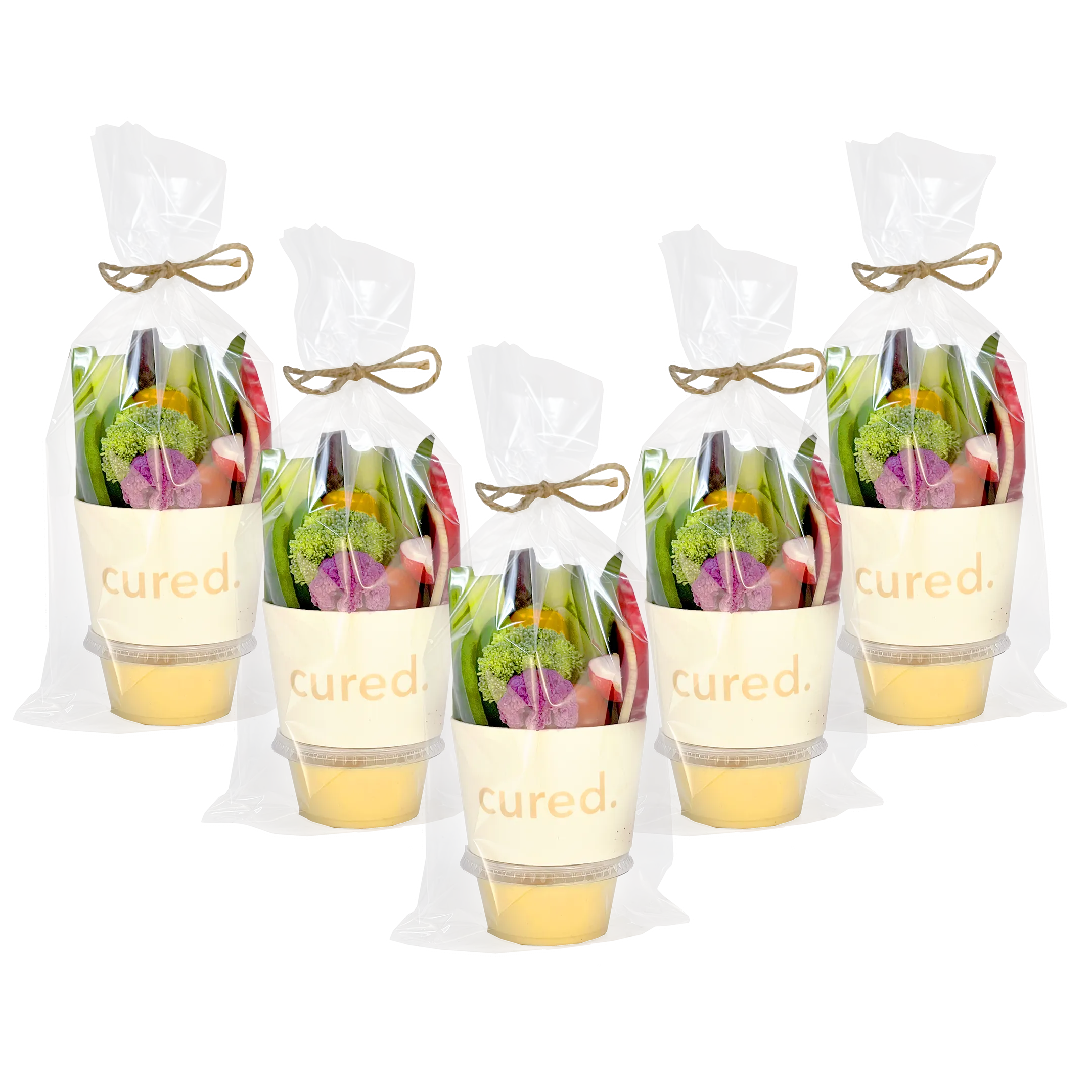 Personal Crudités-charcurerie-Cured Catering-1 Cup-Cured Catering