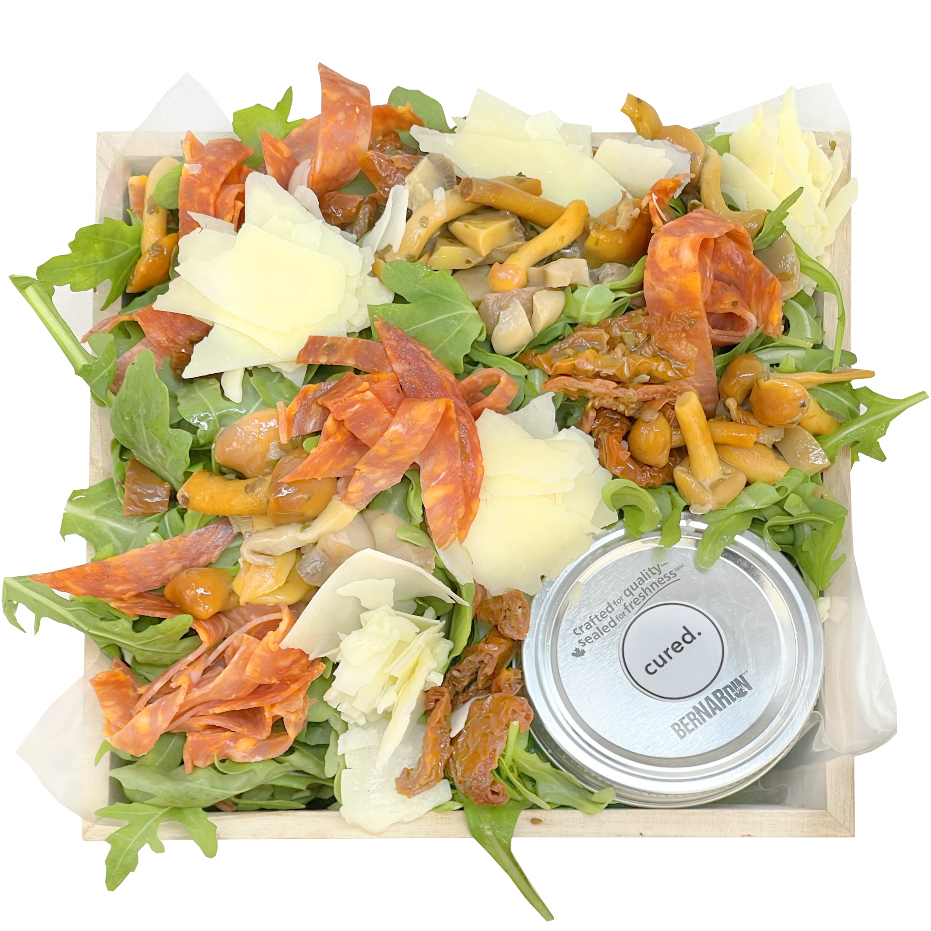 Salad Platter-Food Gift Baskets-curedcatering-Small-Insalata Cobb-Cured Catering