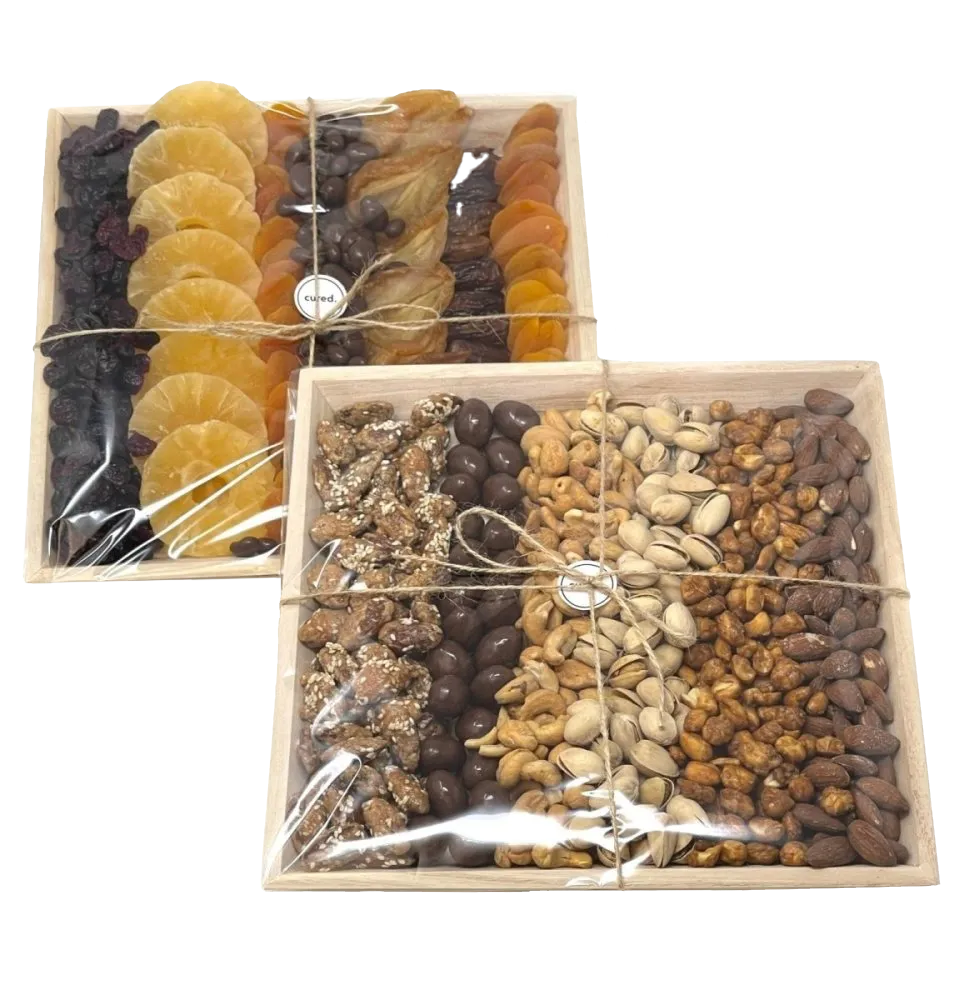 Dried Fruit & Nut Trays-Food Gift Baskets-curedcatering-Dried Fruit-Cured Catering