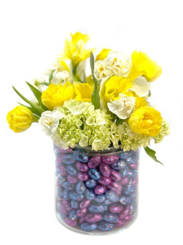 Easter Flower Centrepiece - Cured Catering - catering - toronto