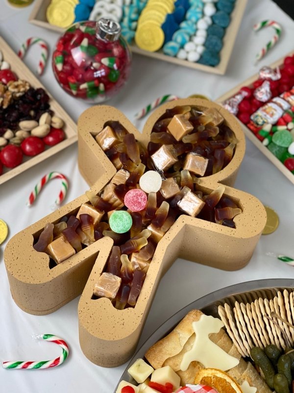 Gingerbread Person Candy Tray - Cured Catering - catering - toronto
