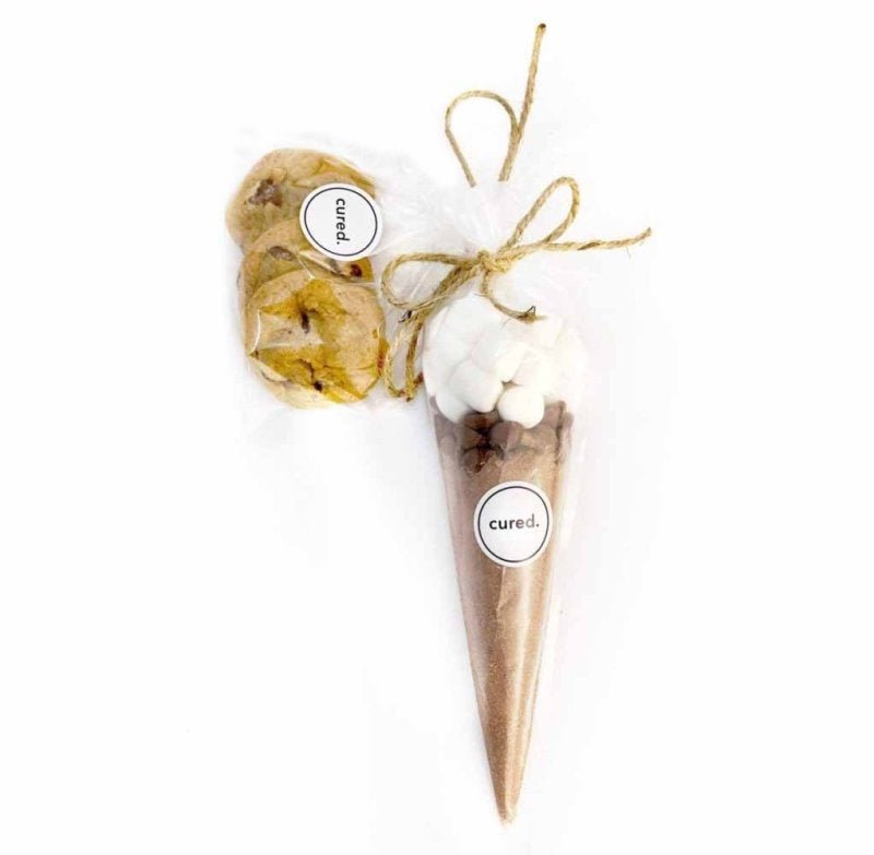 Hot Cocoa Cones - Cured Catering - catering - toronto