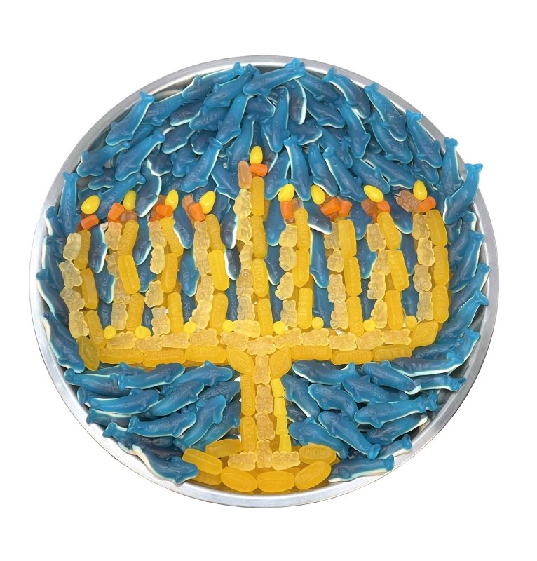 Menorah Candy Platter - Cured Catering - catering - toronto