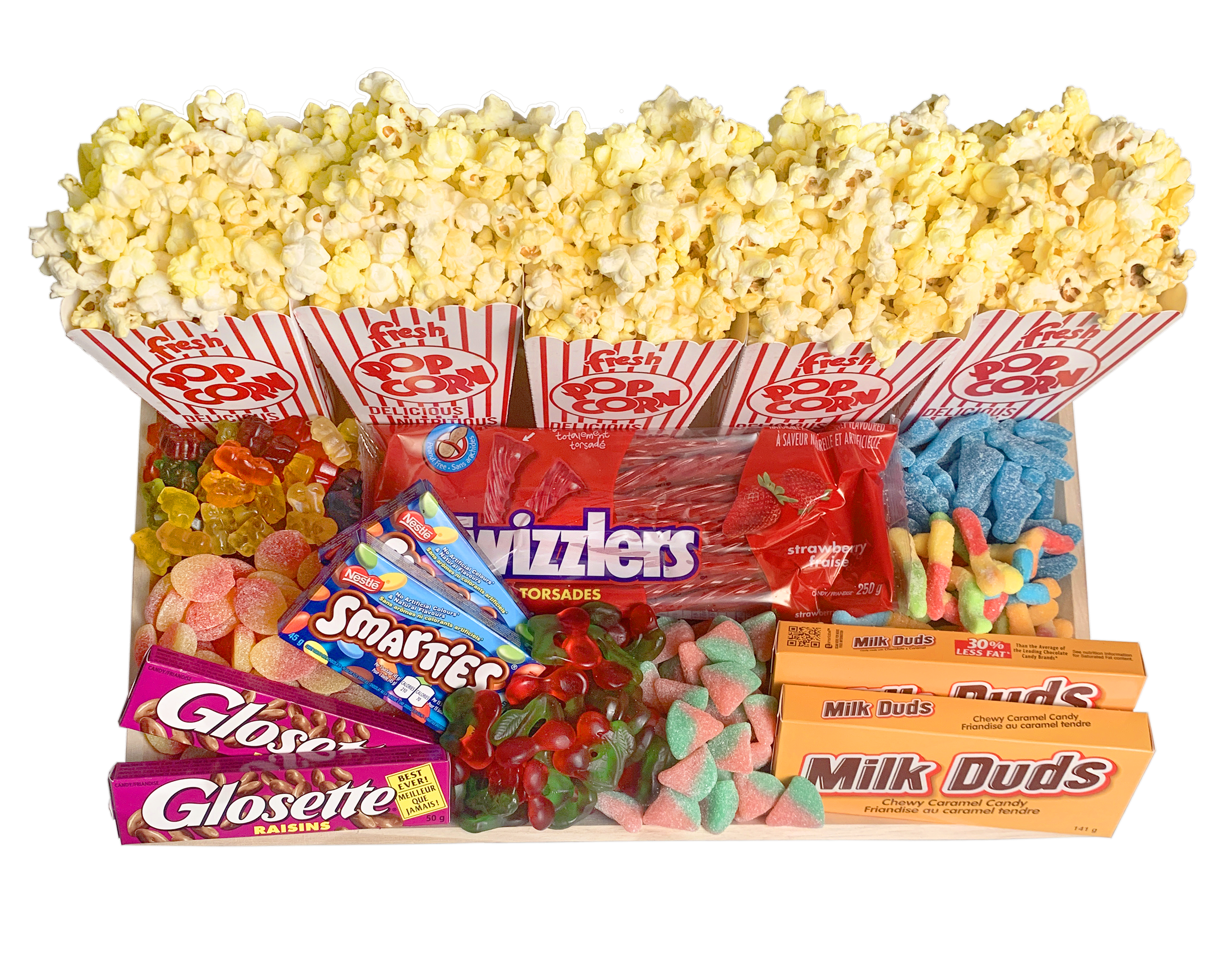 Large Movie Night Tray-loot bags-curedcatering-Large-Cured Catering