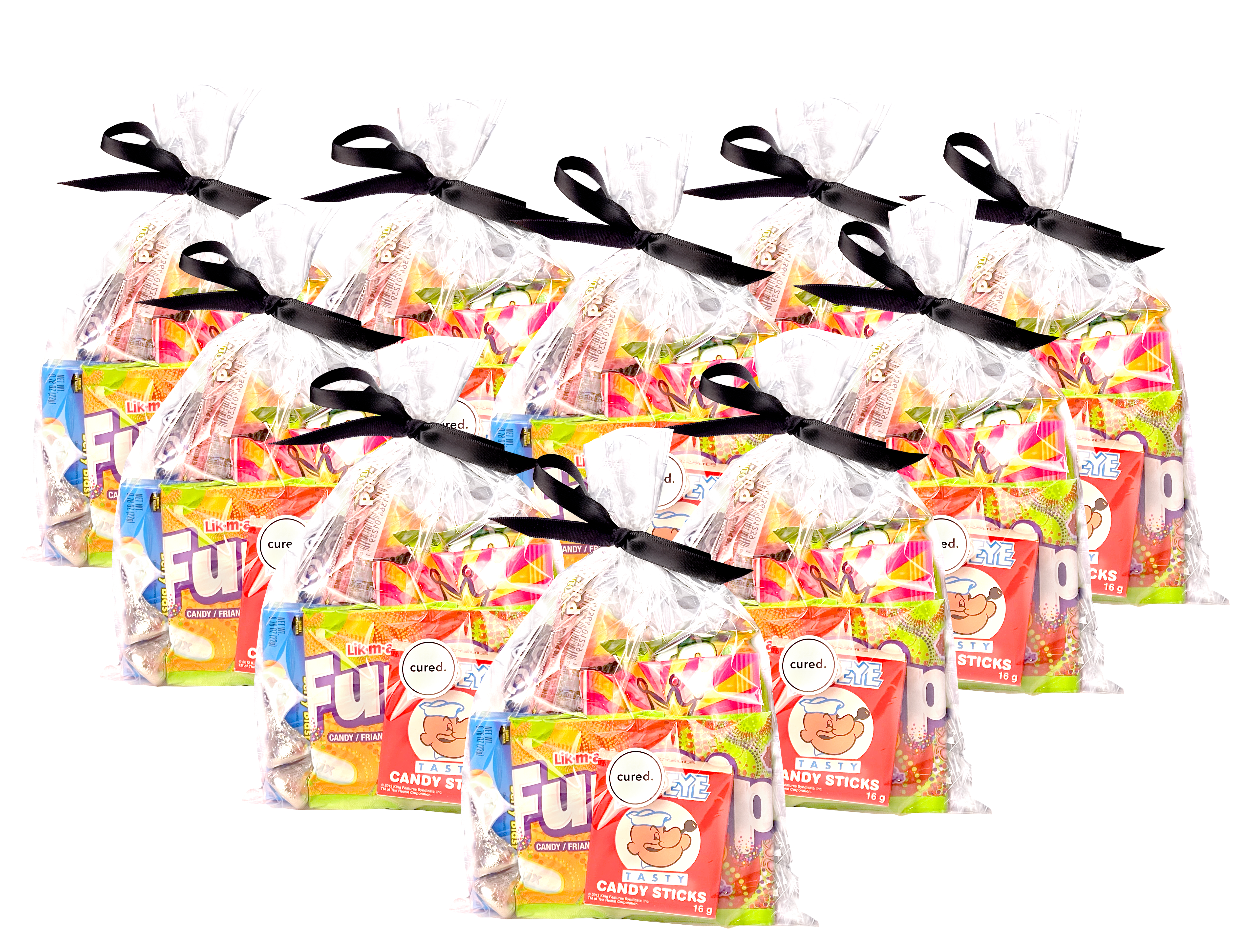 Custom Logo Loot Bags-Candy &amp; Chocolate-curedcatering-Ten Loot Bags-No Dietary-Cured Catering