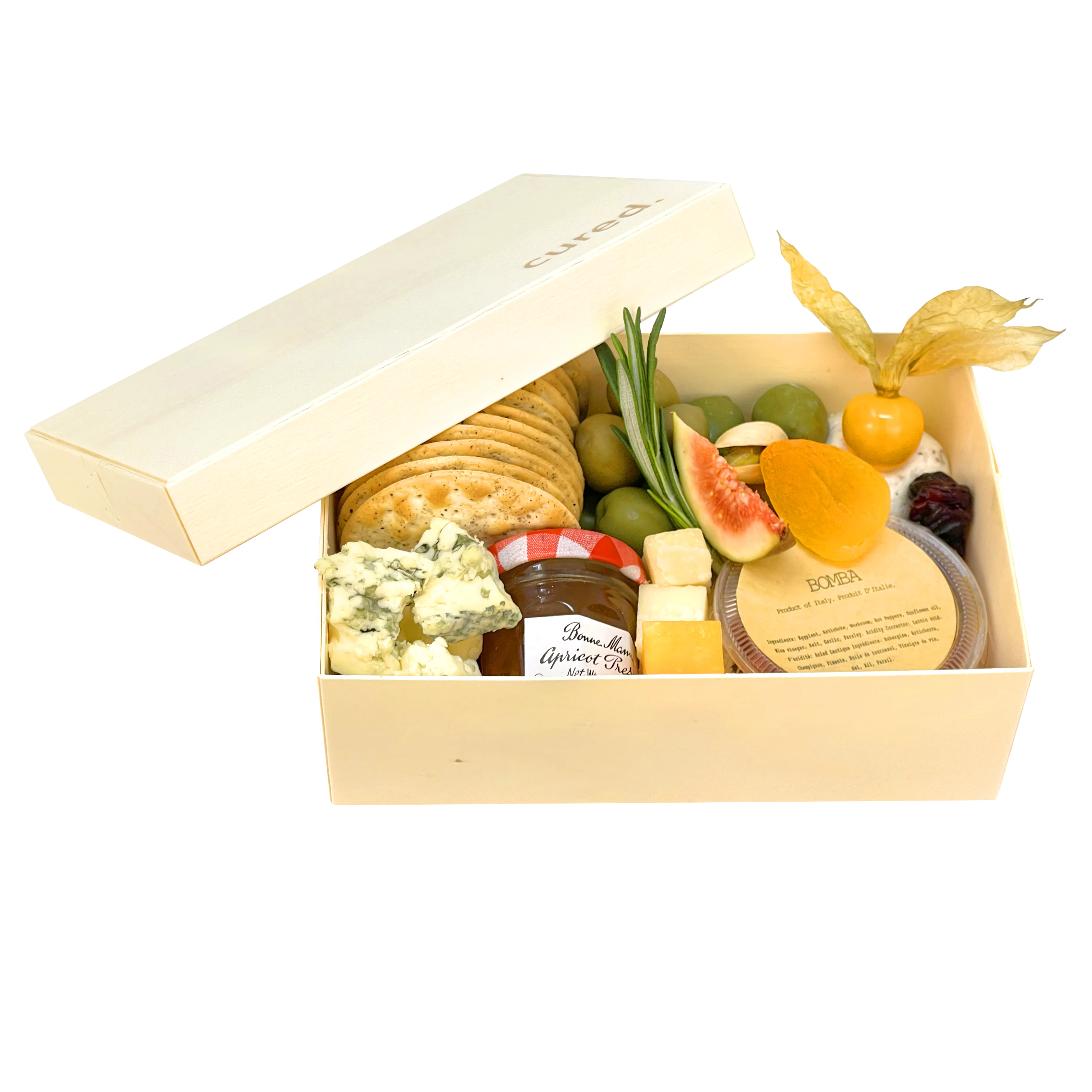 Cheese Box-Food Gift Baskets-curedcatering-5 Personal Boxes-No Dietary-Cured Catering