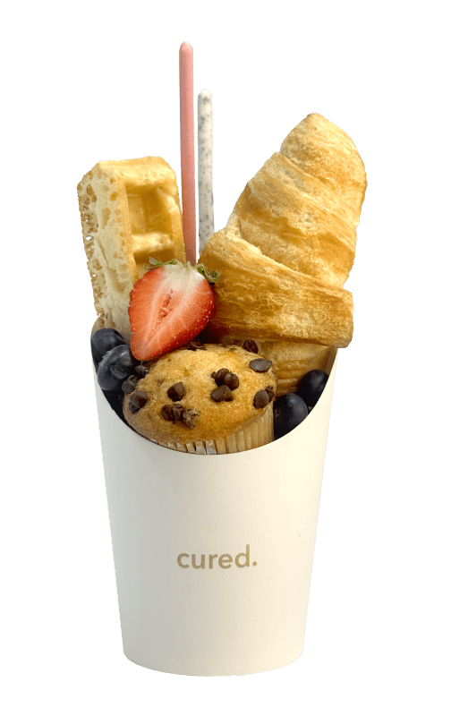 Personal Brunch Cups - Cured Catering - catering - toronto