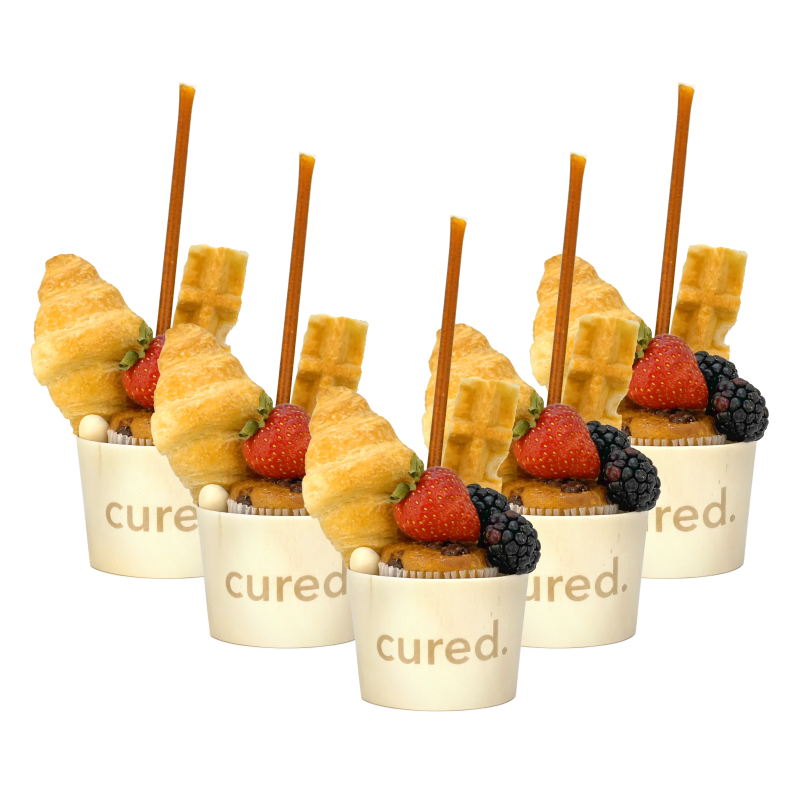 Personal Brunch Cups - Cured Catering - catering - toronto