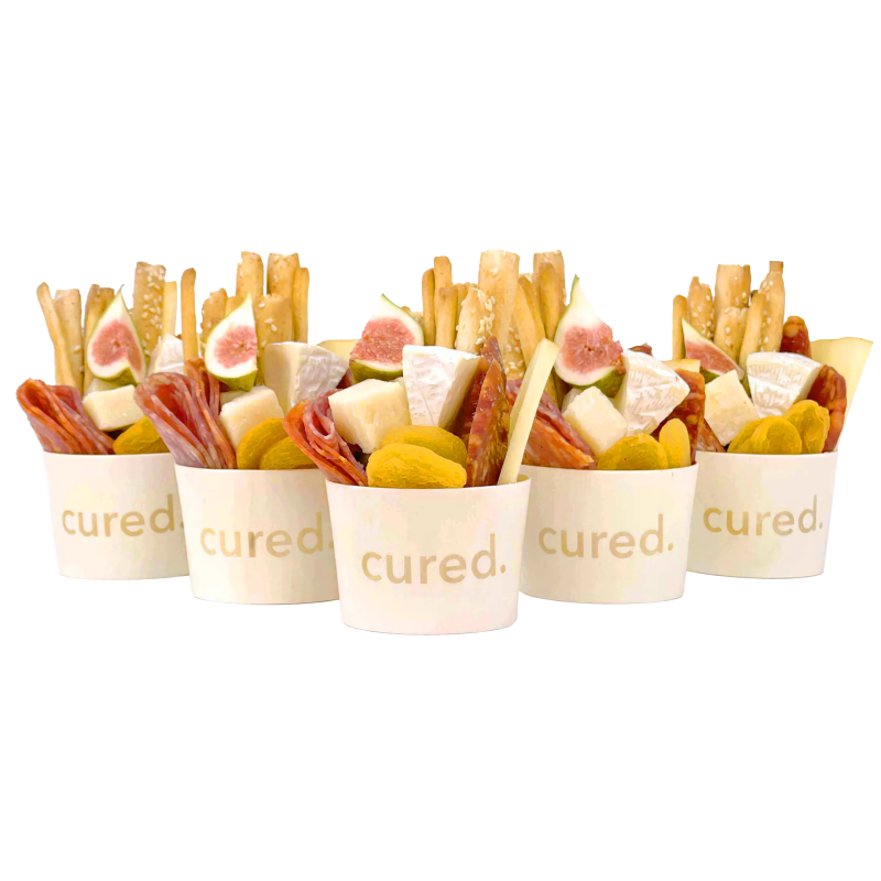 Personal Charcuterie Cups - Cured Catering - catering - toronto