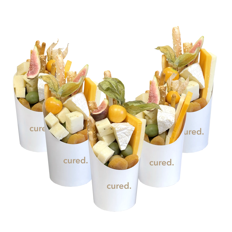 Personal Cheese Cups - Cured Catering - catering - toronto