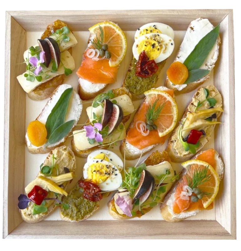 Tartine Platter - Cured Catering - catering - toronto
