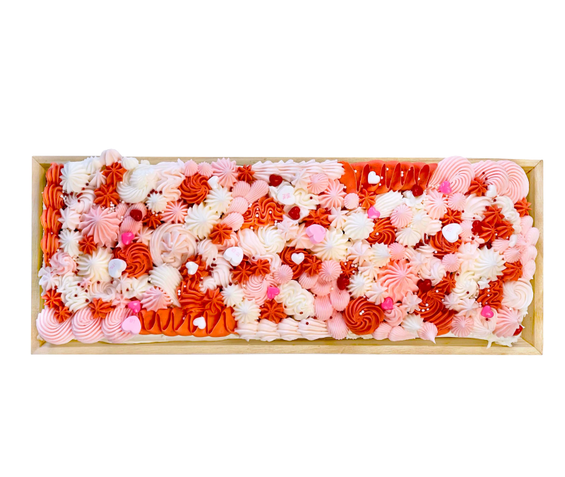 Valentine's Cake Table Runner - Cured Catering - catering - toronto
