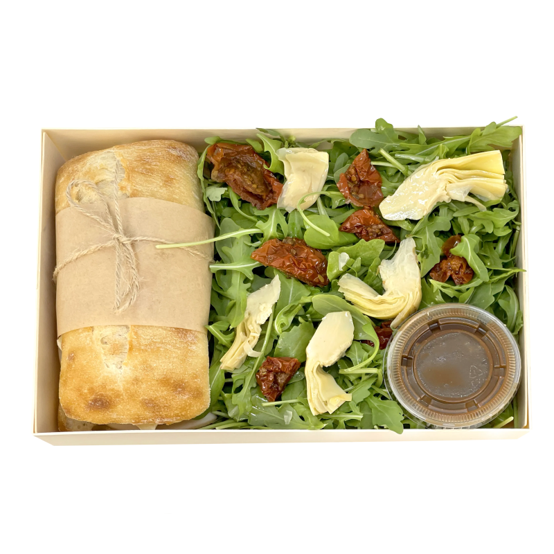 Vegan Sandwich + Salad Combo - Cured Catering - catering - toronto