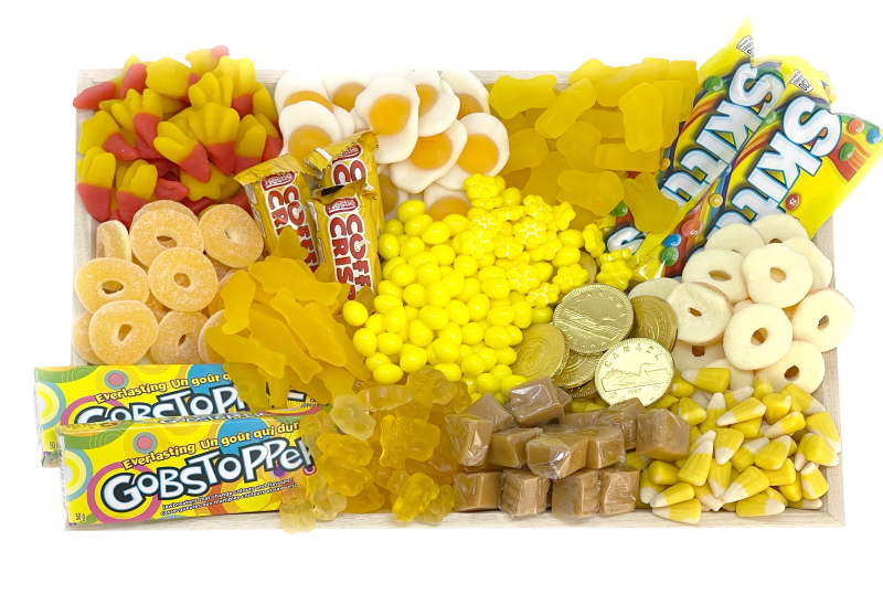 Yellow Candy Platter - Cured Catering - catering - toronto