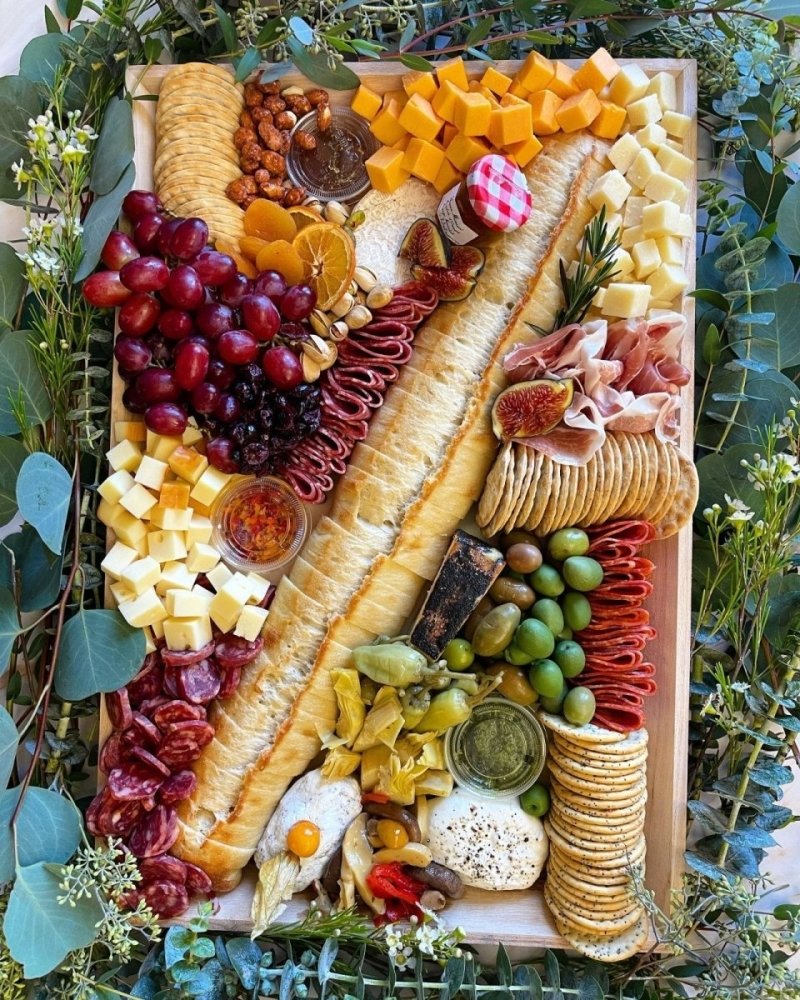 Assorted Eucalyptus Bouquet-Food Gift Baskets-curedcatering-Cured Catering