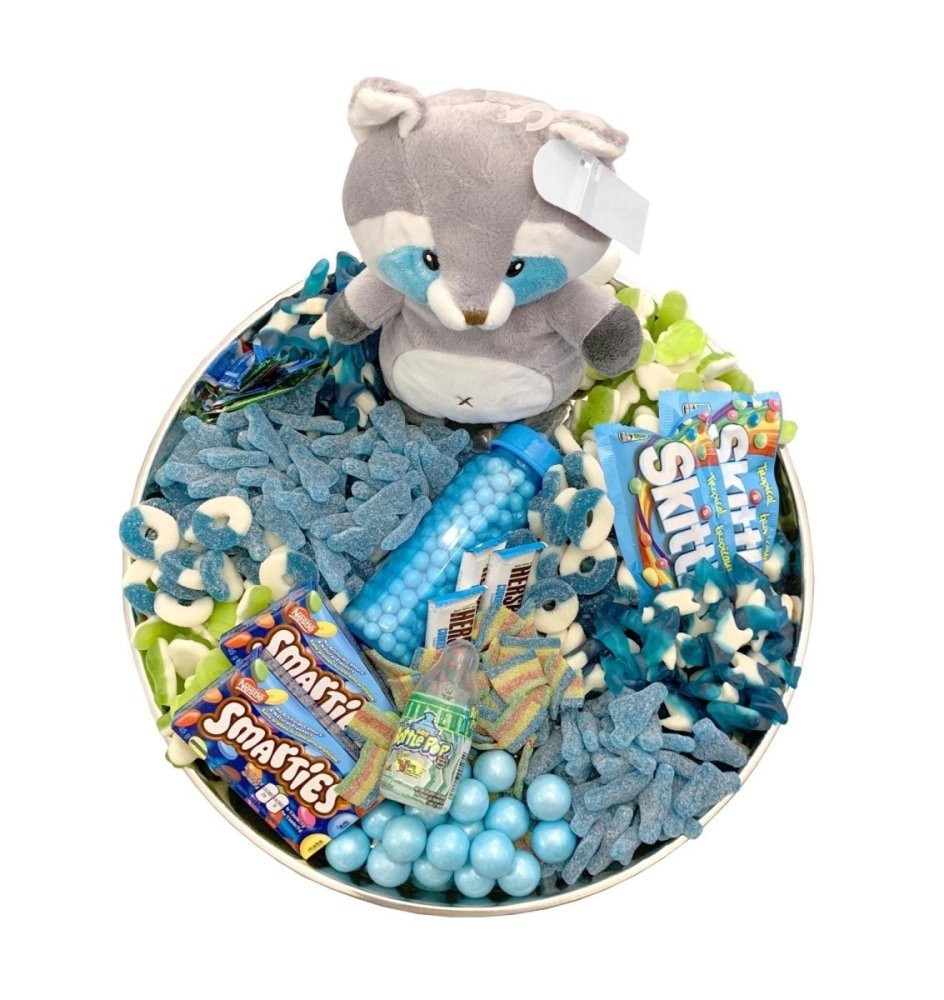 Baby Tray-Food Gift Baskets-curedcatering-Blue-Cured Catering