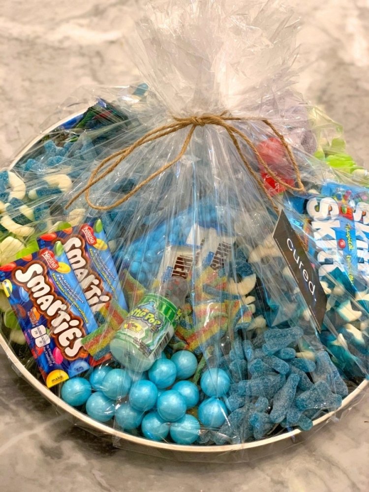Baby Tray-Food Gift Baskets-curedcatering-Pink-Cured Catering