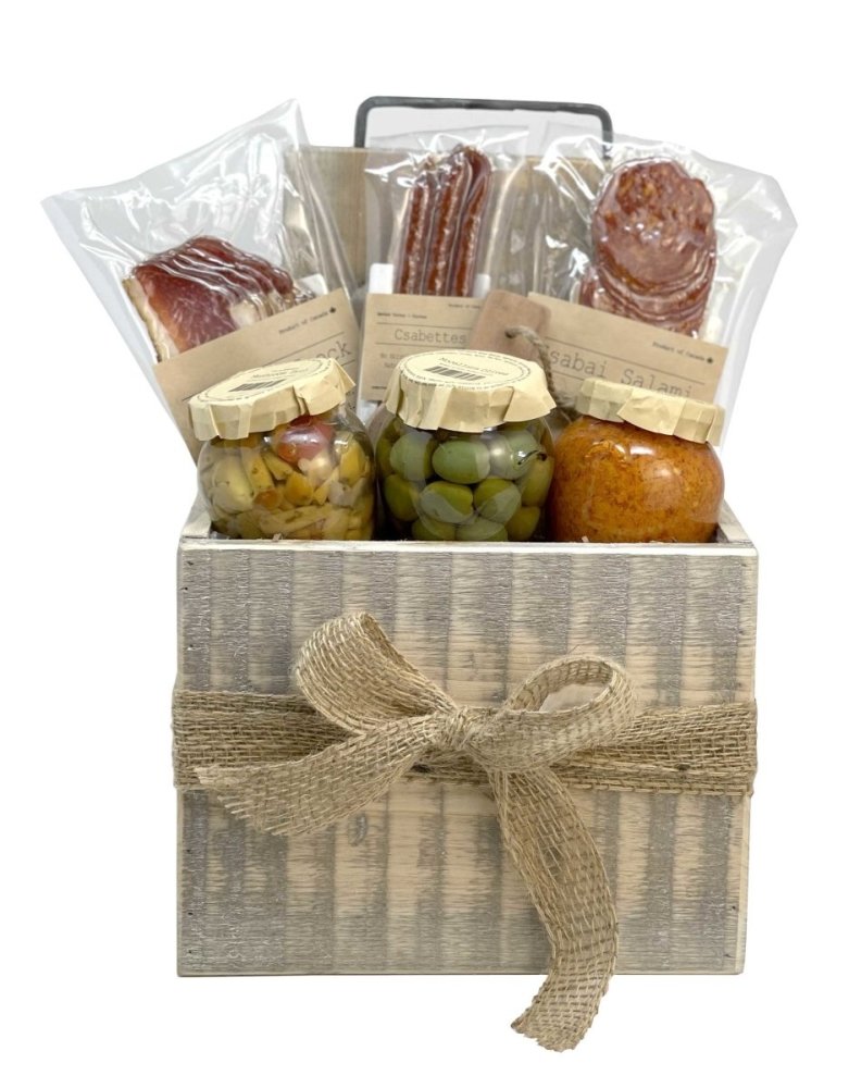 Charcuterie Box + Antipasti-Food Gift Baskets-curedcatering-Cured Catering