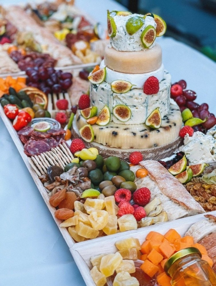 Cheese Tower-charcurerie-curedcatering-Cheese Tower + Large Charcuterie Platter-Cured Catering