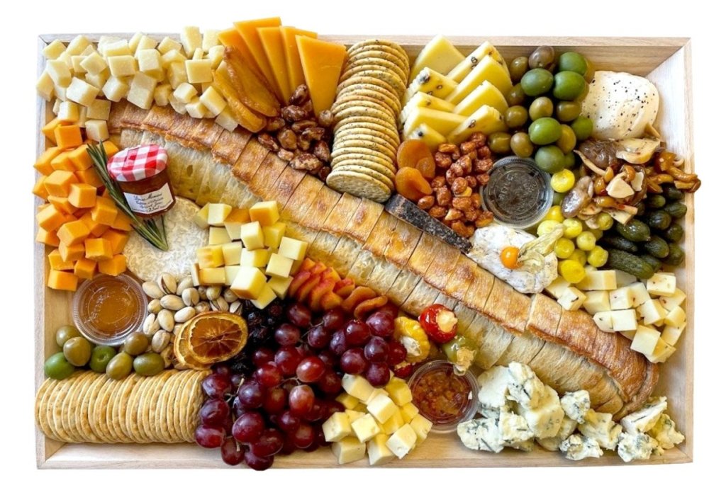 Cheese Tray-charcurerie-curedcatering-Large-No Dietary-NO PREMIUM ADD ONS-Cured Catering