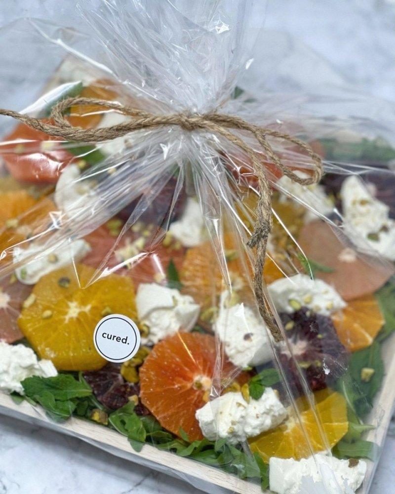 Citrus Burrata Tray-Food Gift Baskets-Cured Catering-Nuts-Small-Cured Catering