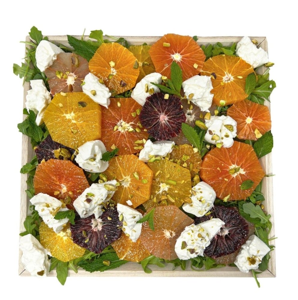 Citrus Burrata Tray-Food Gift Baskets-Cured Catering-Nuts-Small-Cured Catering