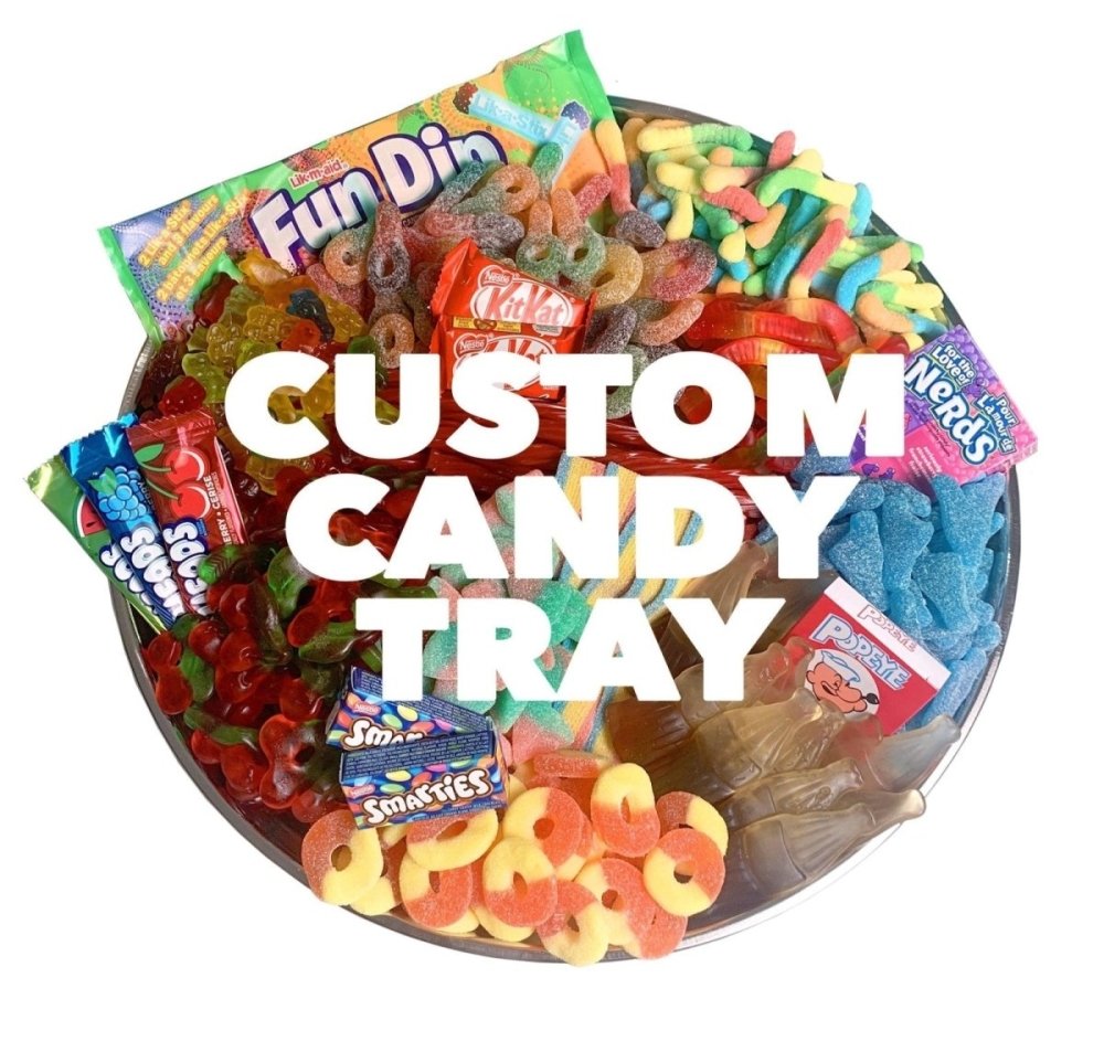 Custom Candy Tray-Food Gift Baskets-curedcatering-Cured Catering