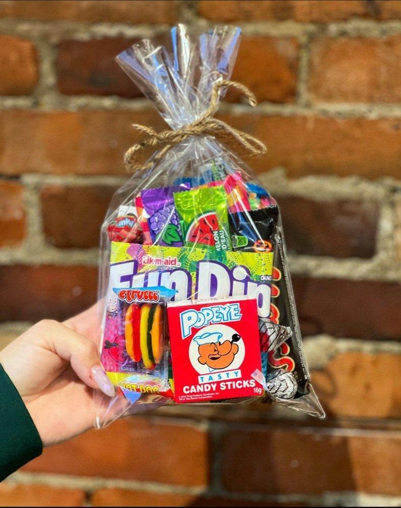 Custom Logo Loot Bags-Candy & Chocolate-curedcatering-Five Loot Bags-No Dietary-Cured Catering
