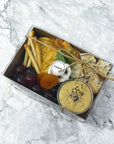 Hummus + Ciabatta Platter-Food Gift Baskets-curedcatering-Medium-No Dietary-Cured Catering