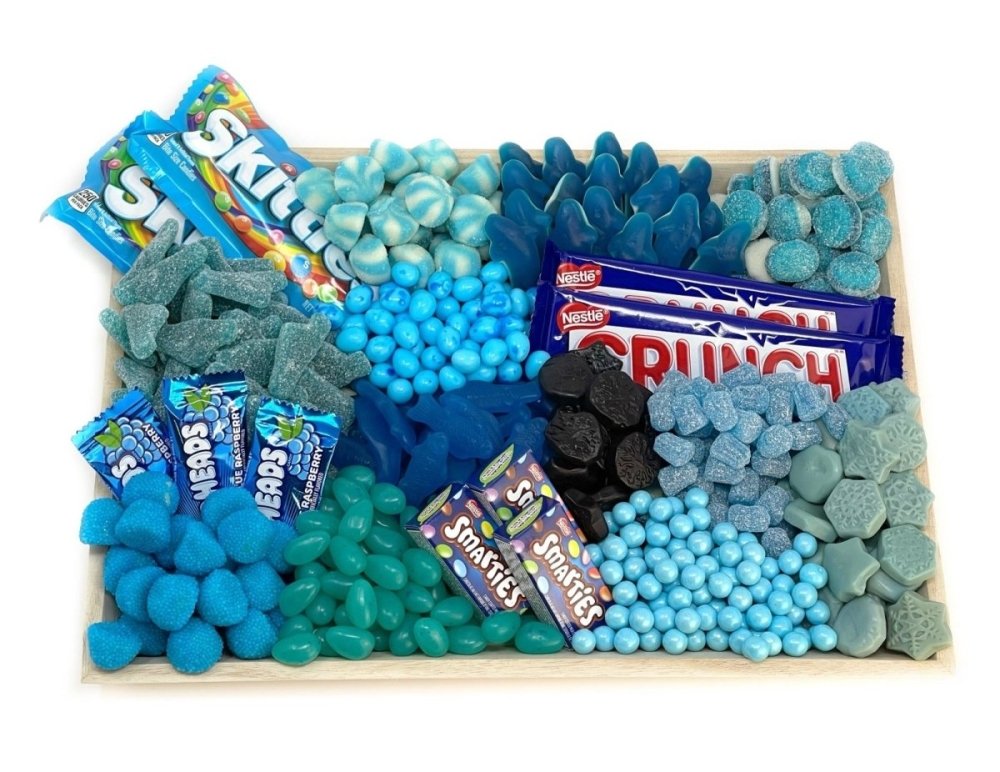 Monochrome Candy Platter-Candy & Chocolate-Cured Catering-Medium-Blue-Cured Catering