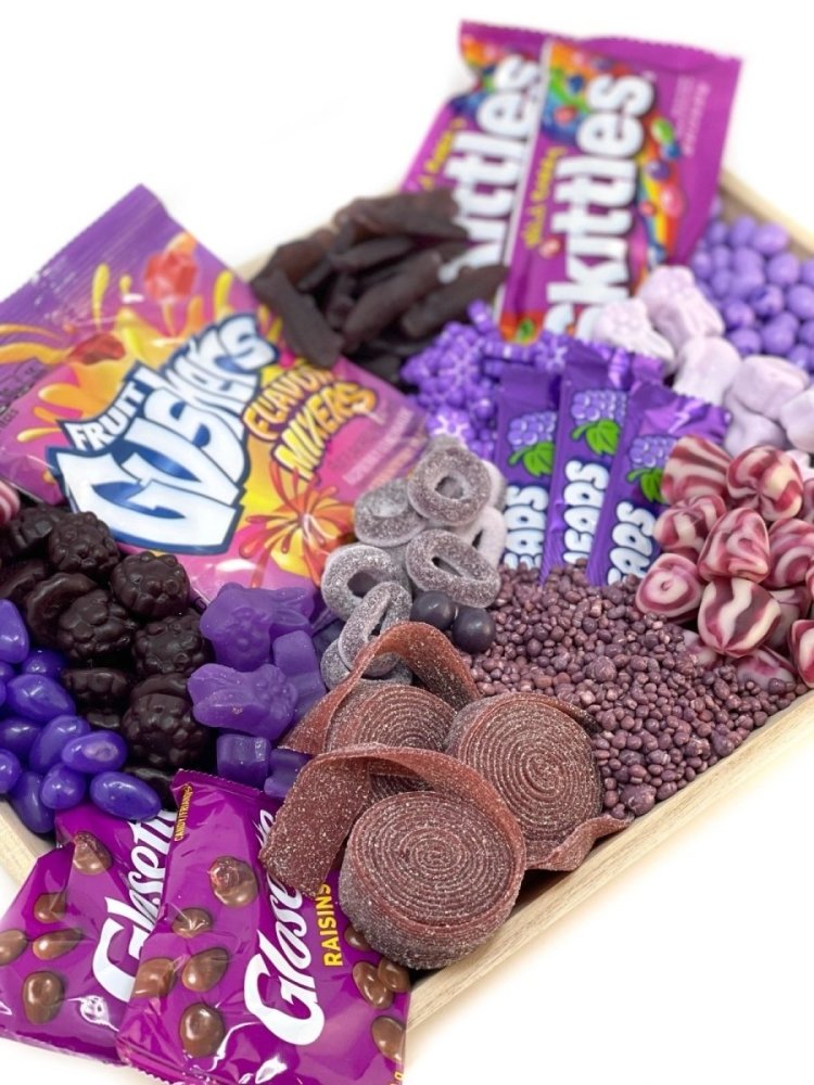 Monochrome Candy Platter-Candy &amp; Chocolate-Cured Catering-Medium-Blue-Cured Catering
