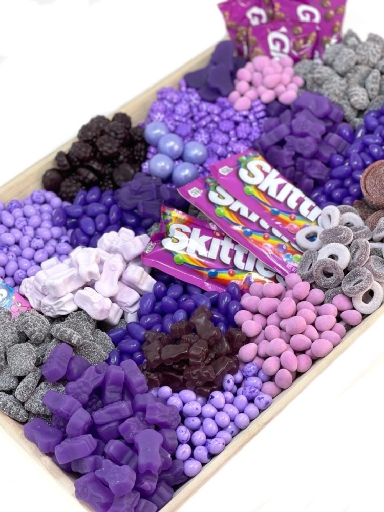 Monochrome Candy Platter-Candy &amp; Chocolate-Cured Catering-Medium-Blue-Cured Catering