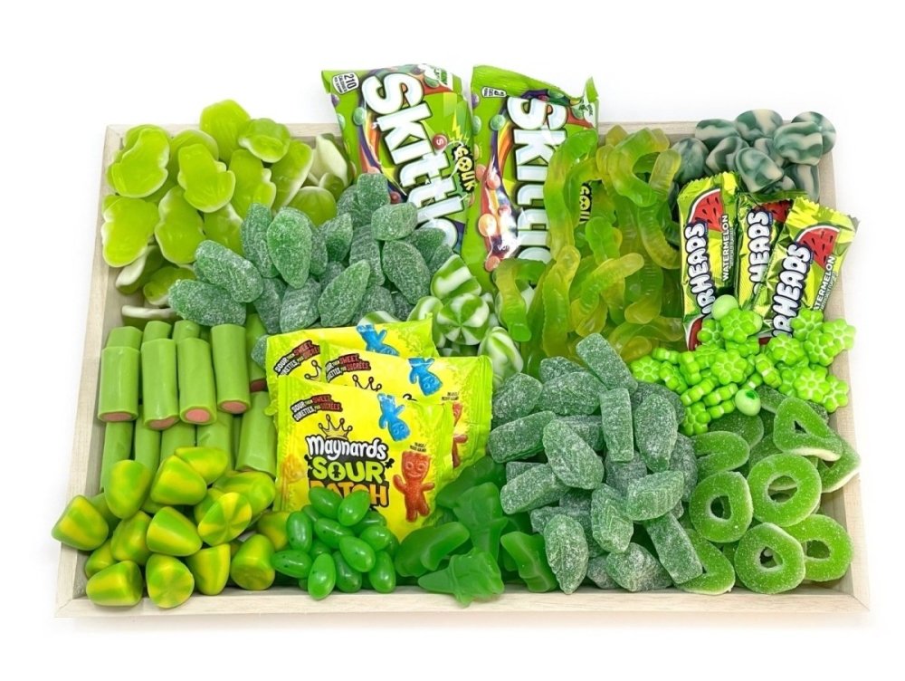 Monochrome Candy Platter-Candy & Chocolate-Cured Catering-Medium-Green-Cured Catering