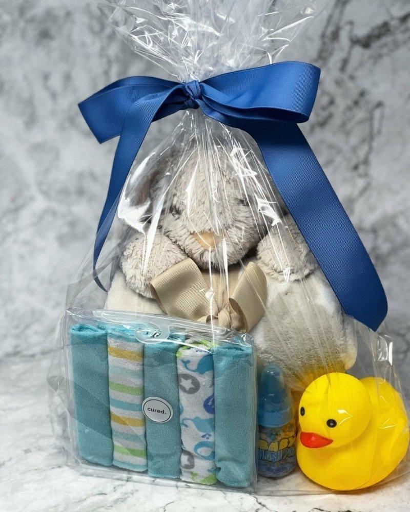New Baby-loot bags-Cured Catering-Blue-Cured Catering