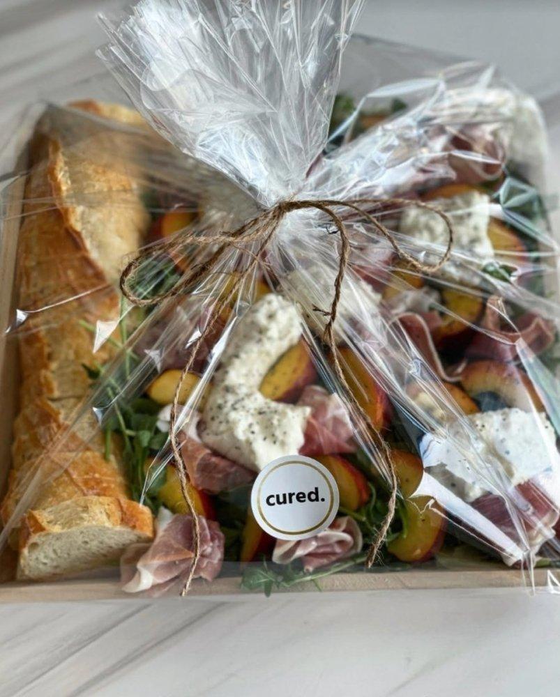 Peach Prosciutto + Burrata-charcurerie-curedcatering-Cured Catering