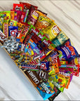 Wrapped Candy Tray-Food Gift Baskets-curedcatering-Large-Cured Catering