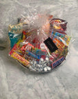 Wrapped Candy Tray-Food Gift Baskets-curedcatering-Medium-Cured Catering