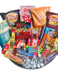 Wrapped Candy Tray-Food Gift Baskets-curedcatering-Medium-Cured Catering