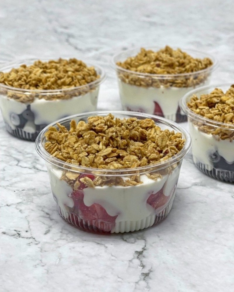 Yogurt Parfait-Food Gift Baskets-Cured Catering-Strawberry-Cured Catering