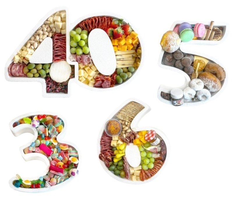 Celebration Numbers - Cured Catering - catering - toronto