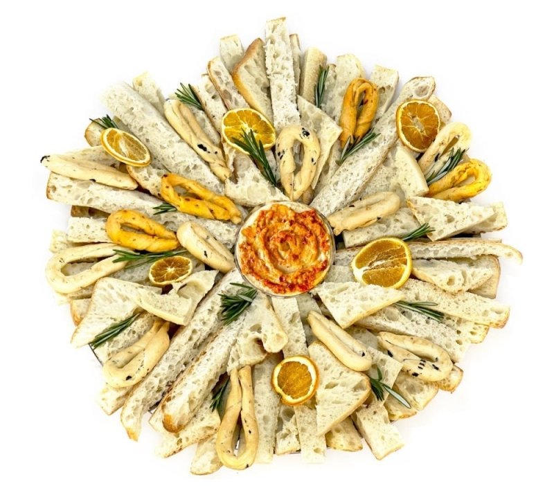 Hummus + Ciabatta Platter - Cured Catering - catering - toronto