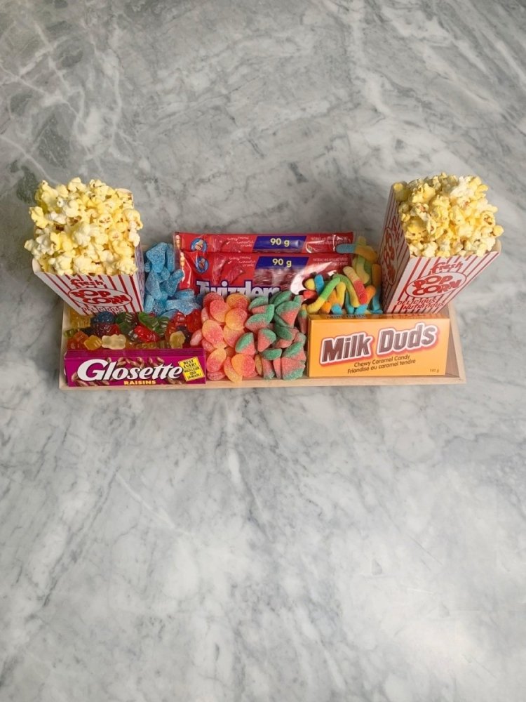 Movie Night Tray-Charcuterie-Corporate Catering Toronto-Best Charcuterie-Catering Toronto-Cured Catering